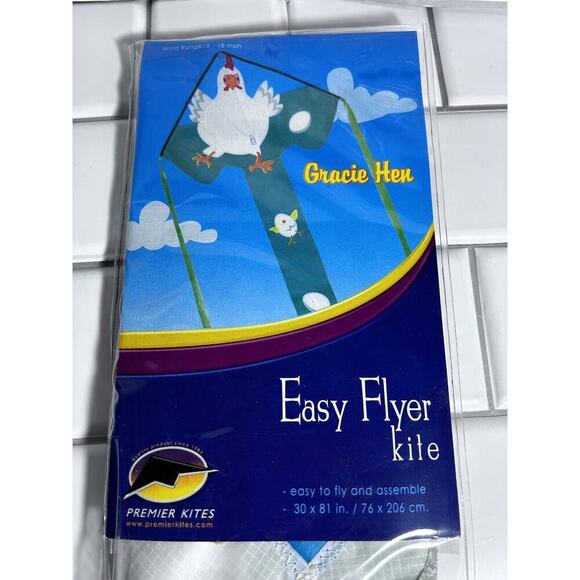 Gracie Hen Easy Flyer Kite Premier Kites 30 X 81 In. Easy To Fly And Assemble - Picture 1 of 6